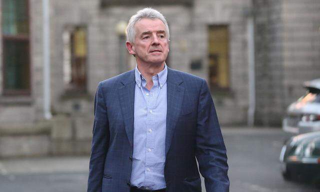 FILE PHOTO: Michael O'Leary of Ryanair at the Four Courts in Dublin