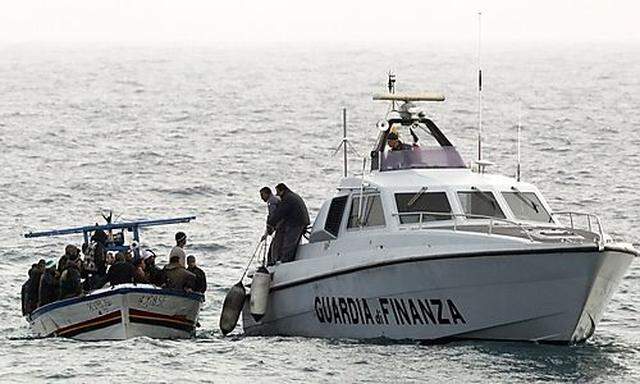 Lampedusa Migranten Patrouille