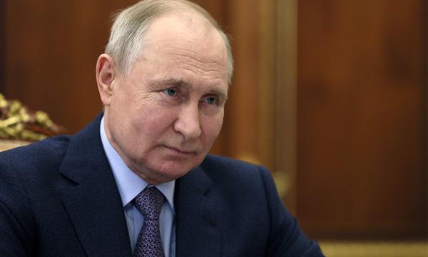 Putin diese Woche bei einem Treffen seiner Regierung.