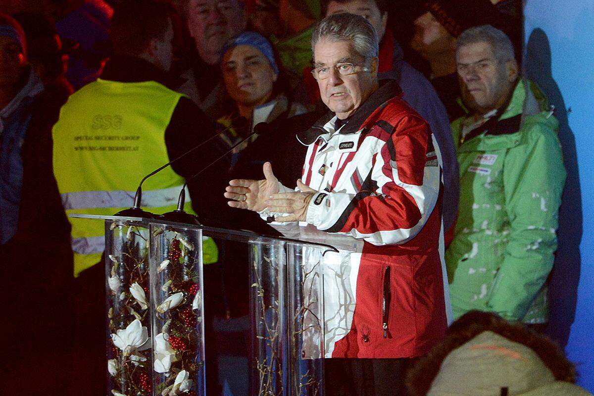 Was wäre eine offizielle Eröffnung ohne Reden? So war Bundespräsident Heinz Fischer ebenso in die Zeremonie eingebunden wie ...