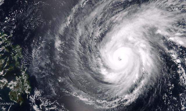 NASA-Bild von Taifun 