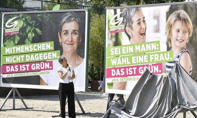 Grünen-Plakate