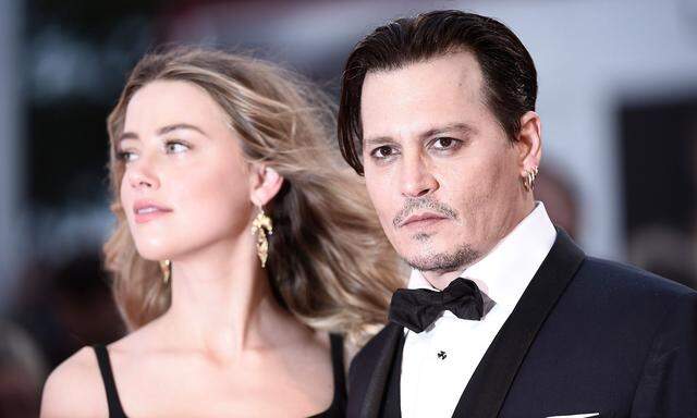 Johnny Depp und Amber Heard beim Film Festival in Venedig 2015.