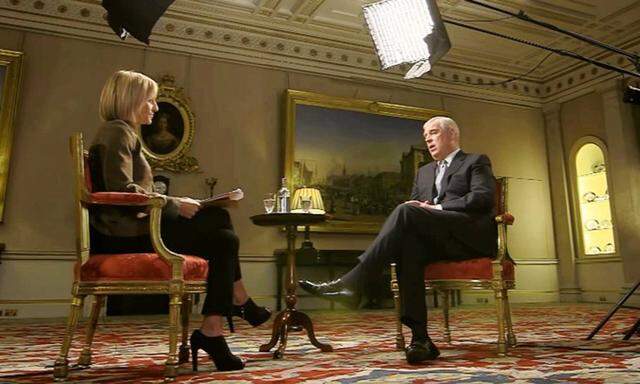 Andrew lud Journalistin Emily Maitlis in den Buckingham Palace zum Interview.