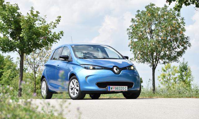 Theoretisch 400 km Reichweite: Renault Zoe mit 41-kWh-Batterie.