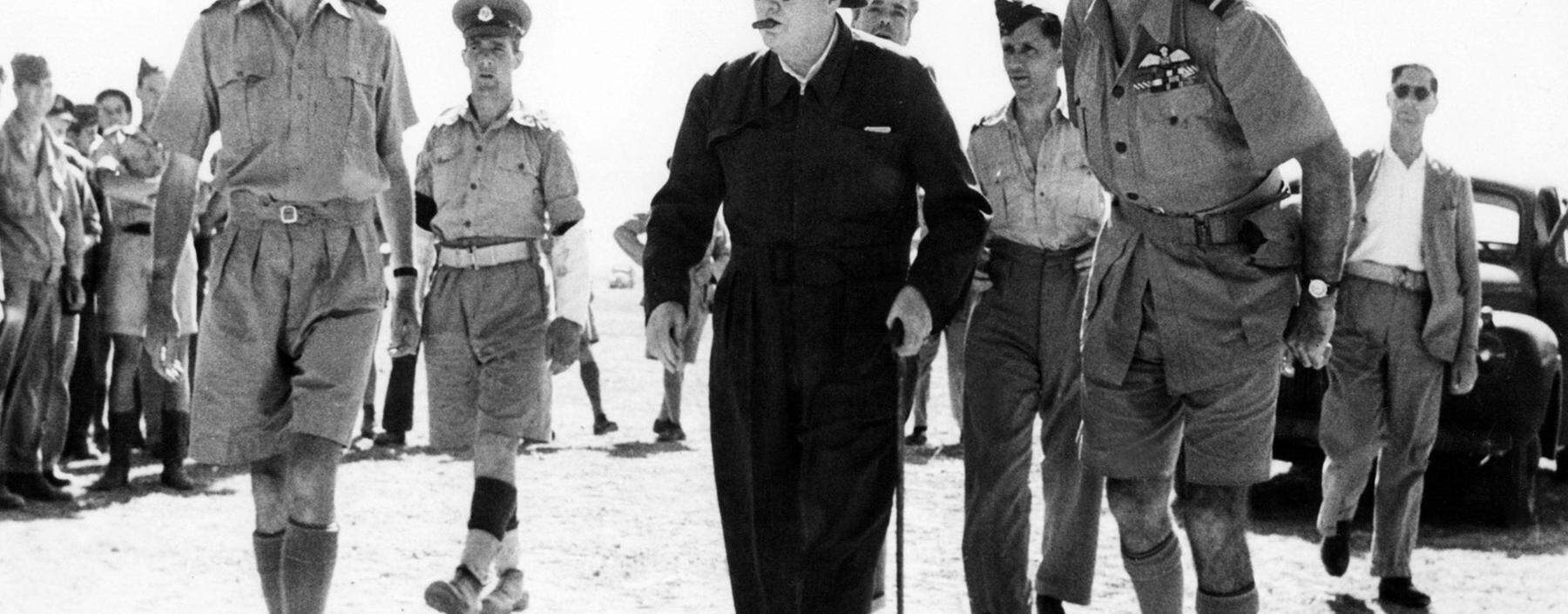 Ihm wurde einiges in den Mund gelegt: Winston Churchill, im Bild 1943 in Algerien.