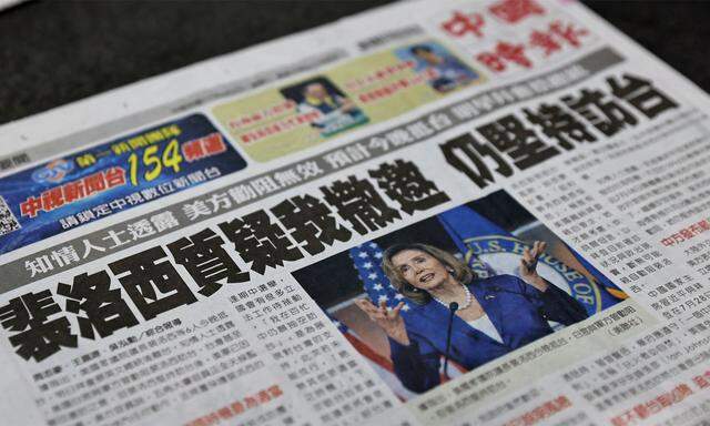 Nancy Pelosi will Taiwan besuchen.