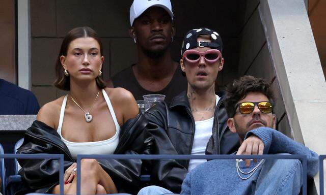 Justin Bieber und seine Frau: Tennisfans und bei den US Open oft in einer Loge zu sehen.