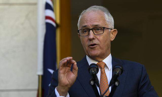 Australian Prime Minister Malcolm Turnbull speaks to the media during a news conference at Parliament House in Canberra