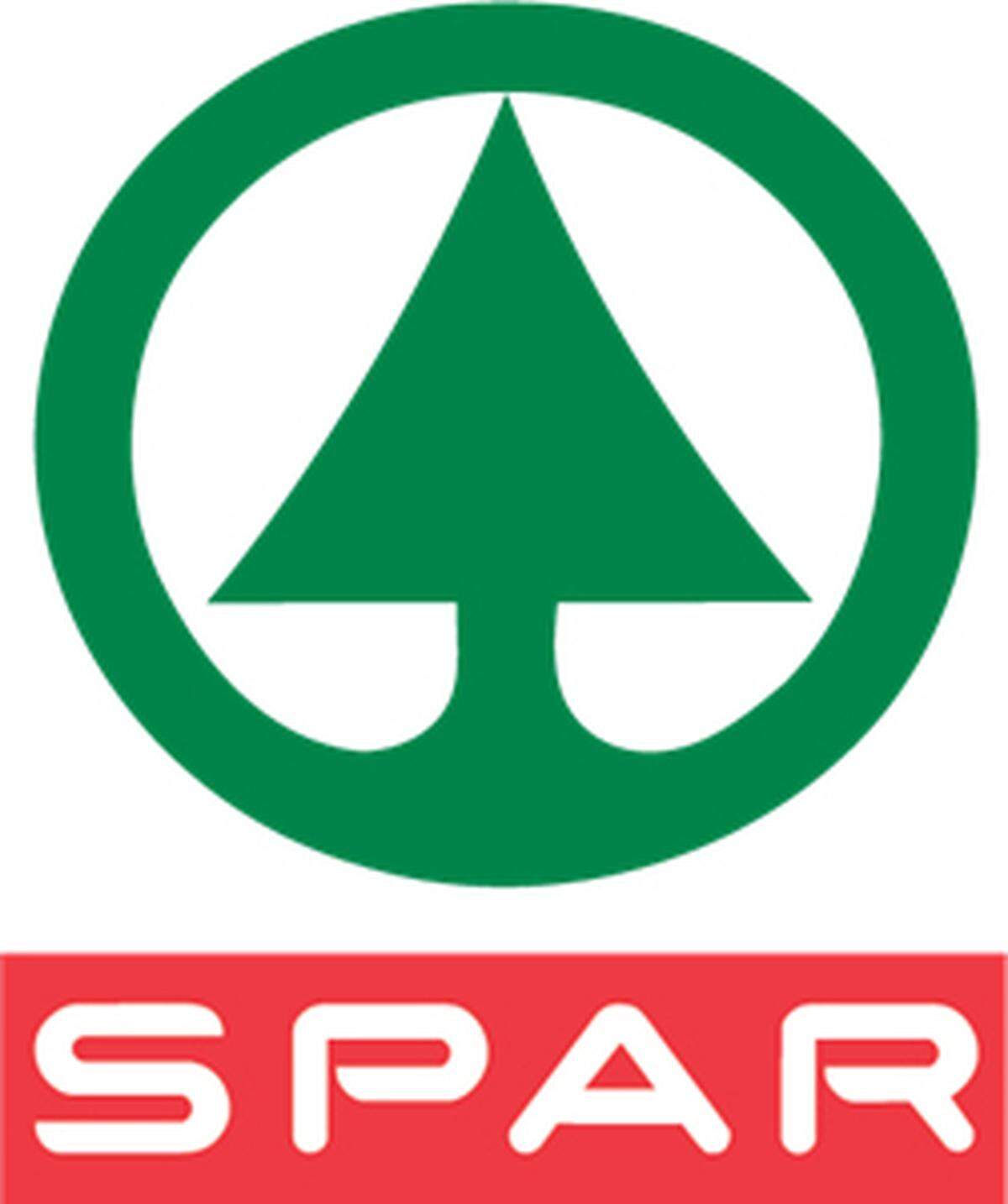 … SPAR (Platz 19 statt 47), …