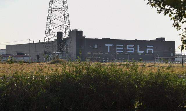 Teslas Riesenfarbik in Shanghai