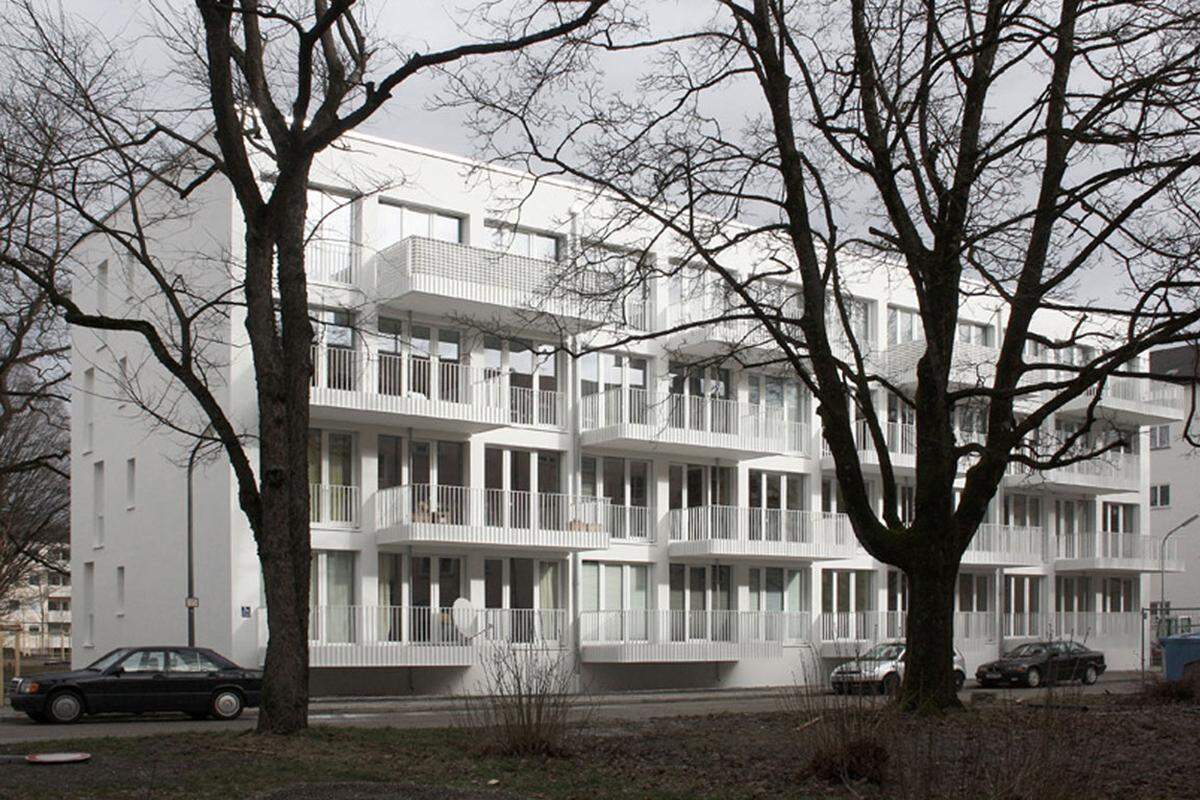 Passivhaus Piusplatz, München Allmann Sattler Wappner Architekten GmbH (Foto: GEWOFAG Wohnen GmbH, Peter Scheifele)