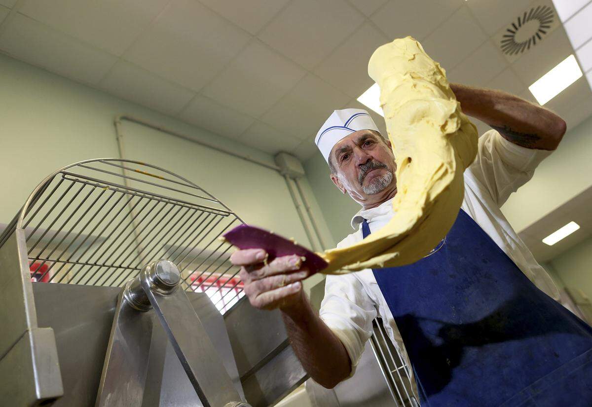 Seit 2005 organisiert die Kooperative Giotto die Kuchenproduktion im Gefängnis.