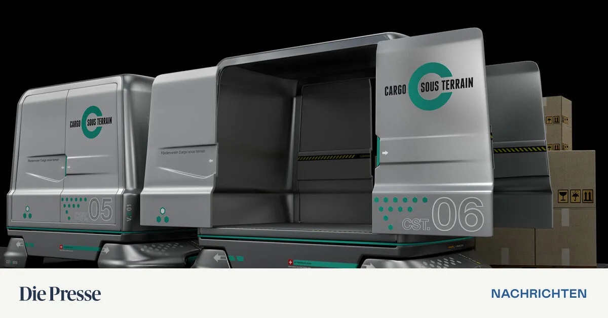 Cargo Sous Terrain: Eine Rohrpost für die ganze Schweiz – DiePresse.com