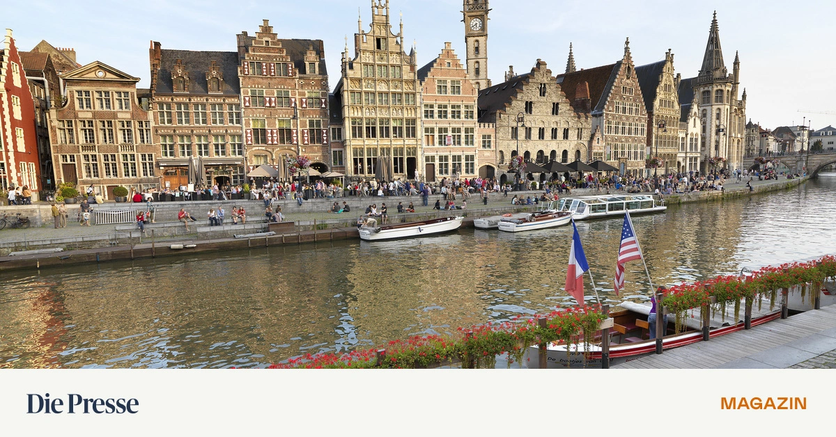 Auf-einen-Sprung-nach-Gent-Alte-Meisterinnen-junges-Stadtleben-premium-