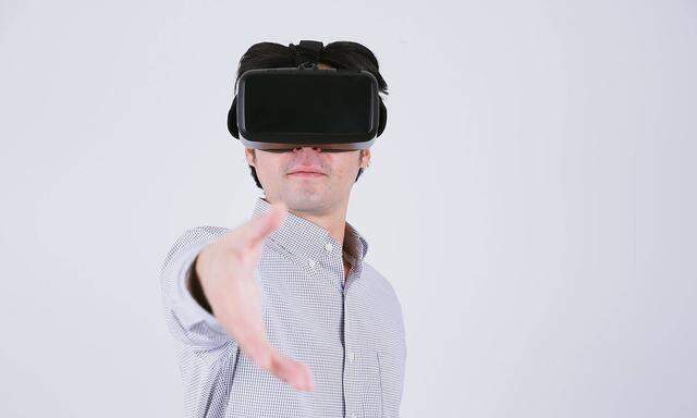 Begrüßung in der virtuellen Realität
