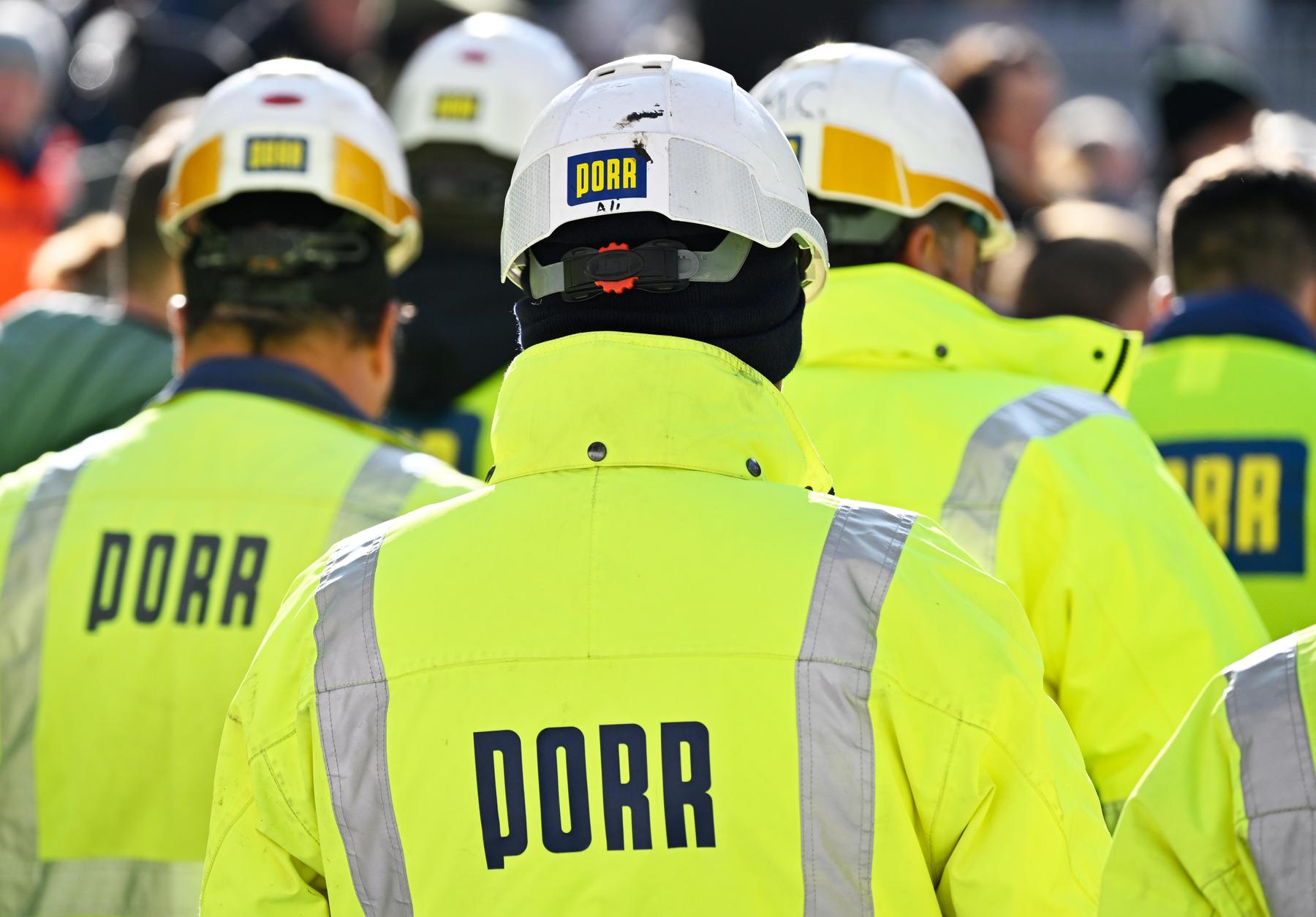 Baukonzern Porr legt im Halbjahr deutlich zu