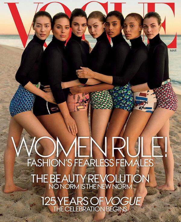 Genau hingeschaut haben User beim neuen Cover der US-"Vogue". Darauf zu sehen ist neben Gigi Hadid auch Plus Size Model Ashley Graham. Nun wurden Photoshop-Gerüchte laut.