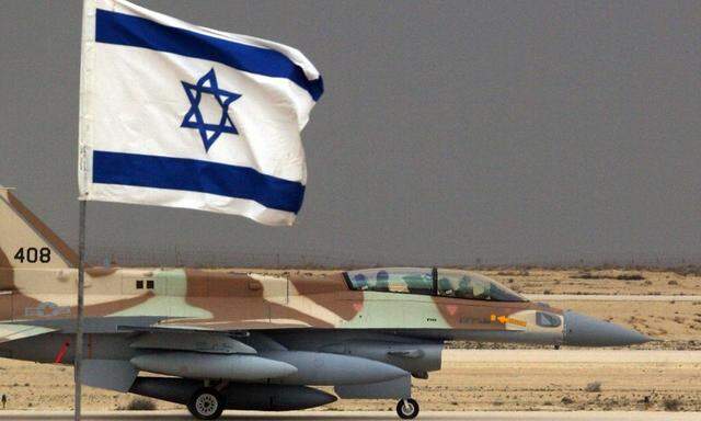 Archivbild eines israelischen F16-Jets.