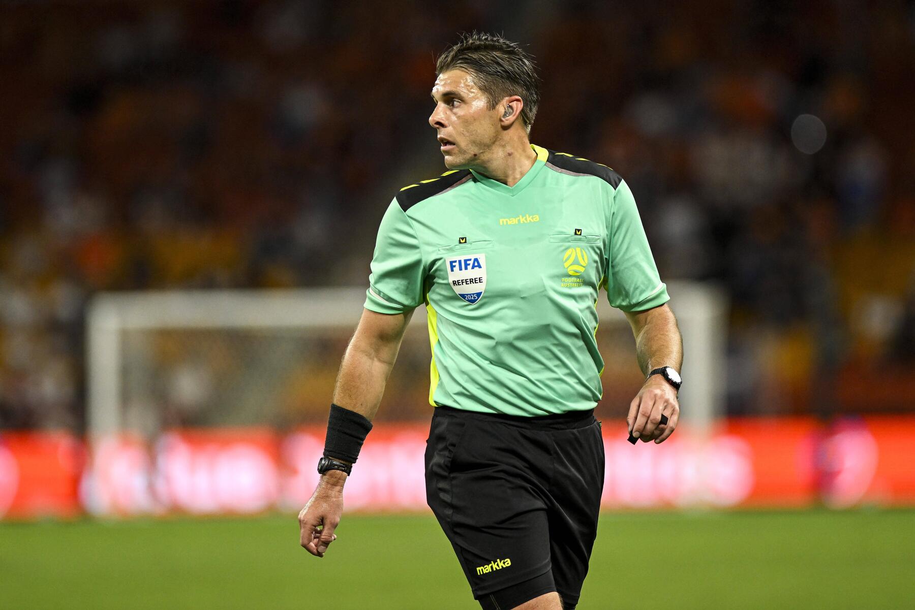 Thumb and index finger form circle: Gesture lands World Cup referee in trouble