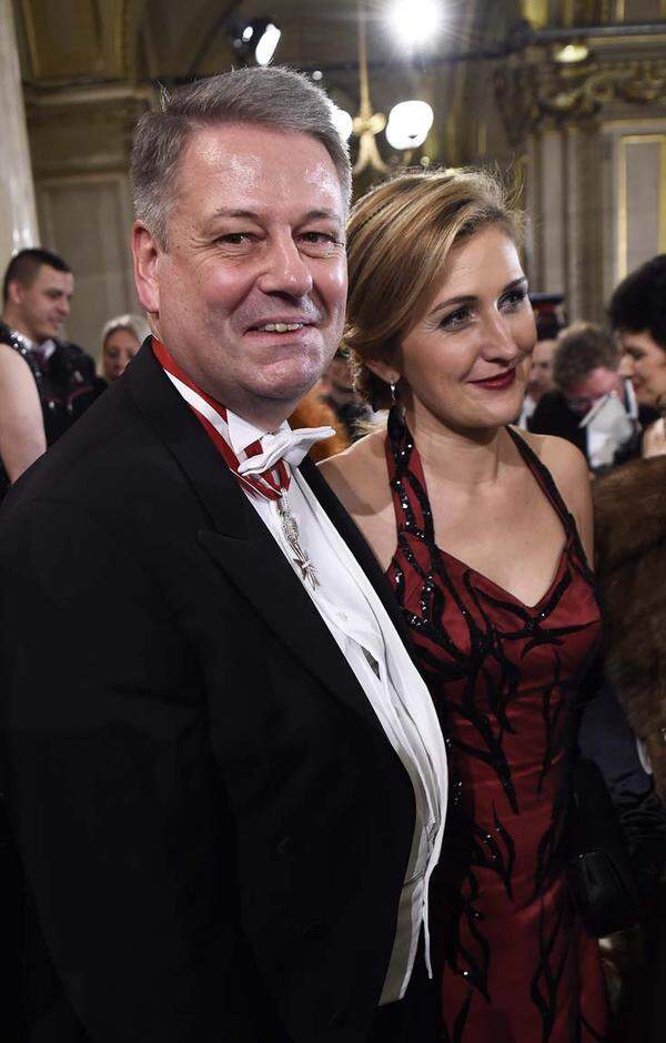 Landwirtschaftsminister Andrä Rupprechter (ÖVP) mit Ehefrau Christine.