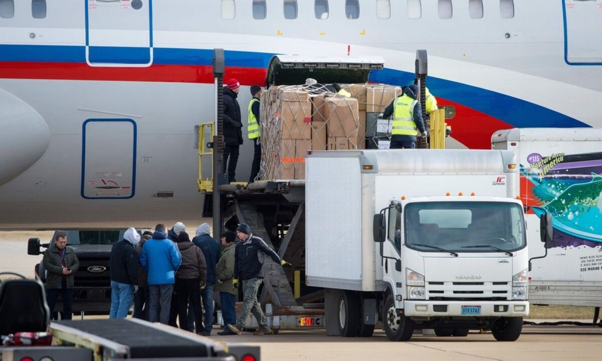 Russland entsandte eine Sondermaschine