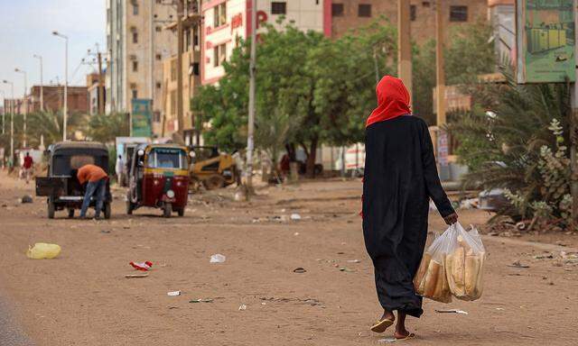 Ein Bild aus der Hauptstadt Khartum vom Dienstag, 18. April.