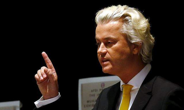 Archivbild: Geert Wilders vergangenen Mai