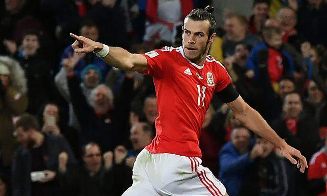 Gareth Bale traf für Wales