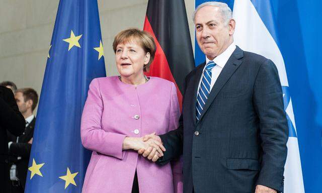 Bundeskanzlerin Angela Merkel und Israels Ministerpräsident Benjamin Netanyahu.