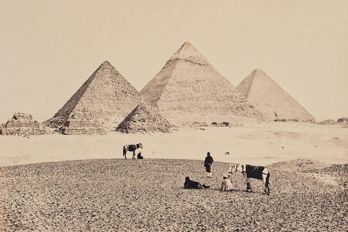 Eine Zeitreise unternimmt das Kunsthistorische Museum mit der Ausstellung „Von Alexandria nach Abu Simbel. Ägypten in frühen Fotografien“, die ab 7. Juni zu sehen ist: So still waren einGute alte Zeit. Eine Zeitreise unternimmt das Kunsthistorische Museum mit der Ausstellung „Von Alexandria nach Abu Simbel. Ägypten in frühen Fotografien“, die ab 7. Juni zu sehen ist: So still waren einst die Touristenhotspots der Jetztzeit.