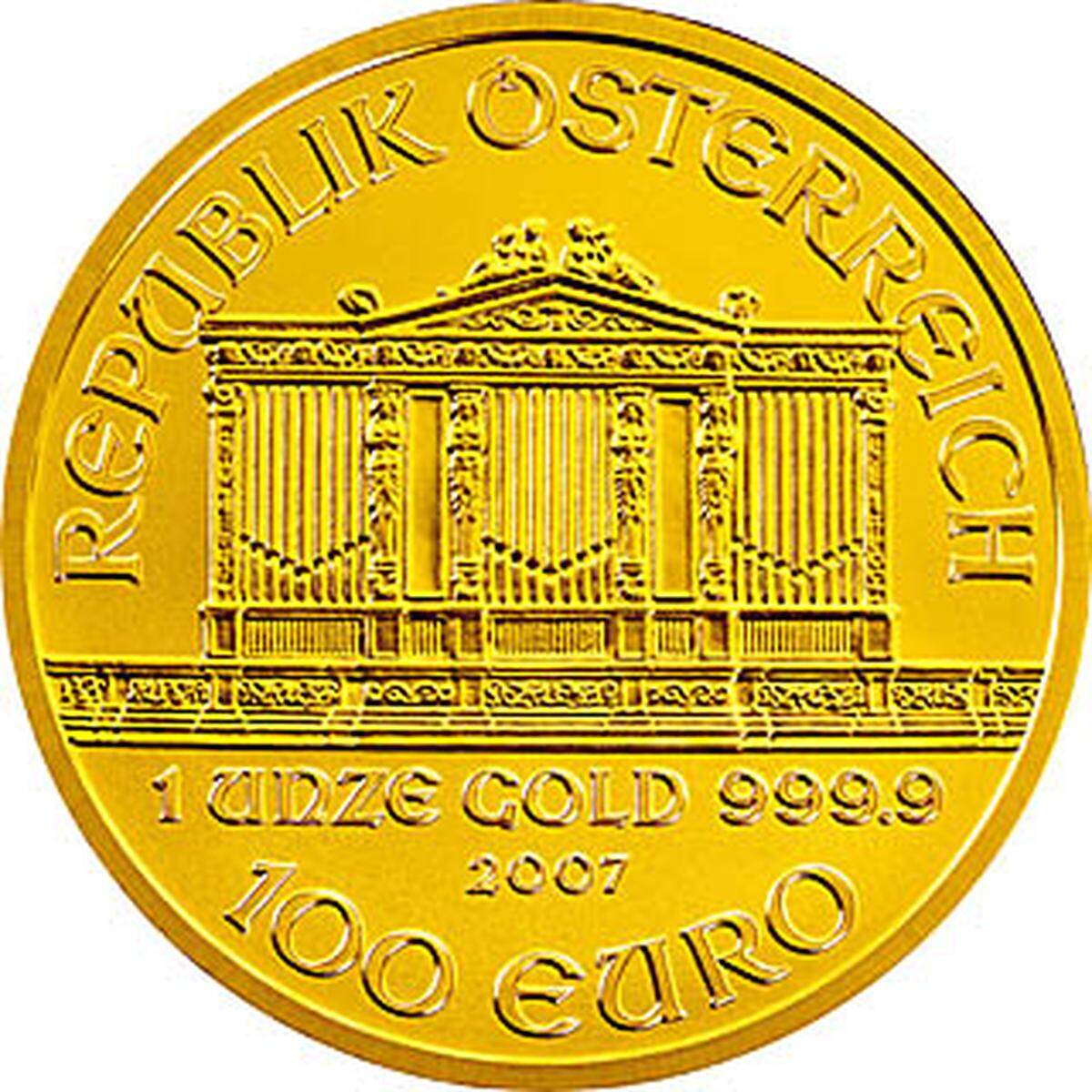 Aber auch aus Österreich kommt eine der berühmtesten Goldmünzen der Welt: Der Philharmoniker, das wohl klassische Firmungs/Konfirmations-Geschenk des Landes.