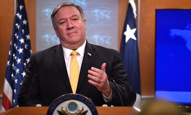US-Außenminister Mike Pompeo erklärte der Öffentlichkeit, dass die USA den INF-Vertrag auslaufen lassen wollen.