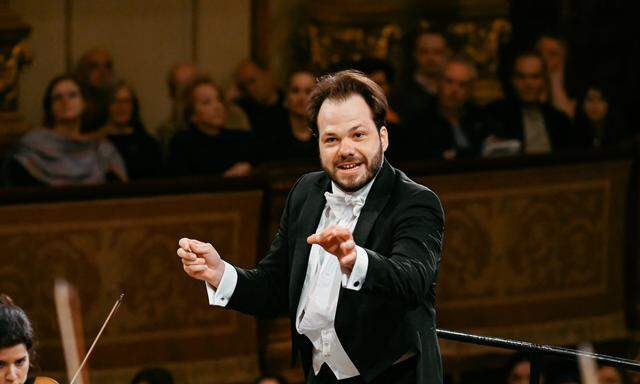 Man spürte seine Freude am Tun: Petr Popelka am Pult der Wiener Symphoniker.