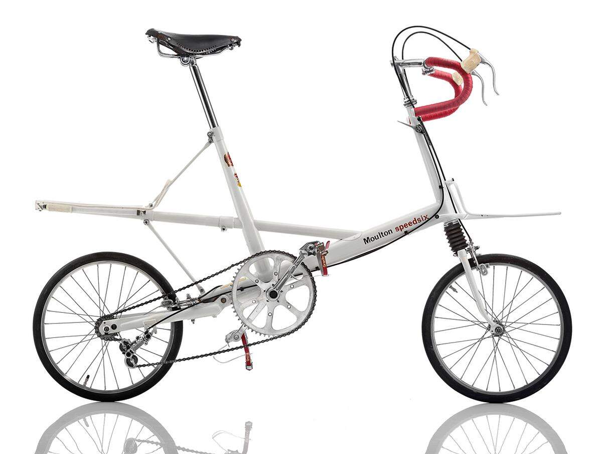 Mouton Speedsix (um 1965): Vollgefedertes Rennrad der Moulton Bicycle Company aus Großbritannien. Design: Alex Moulton