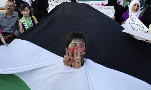 Proteste gegen die syrische Führung