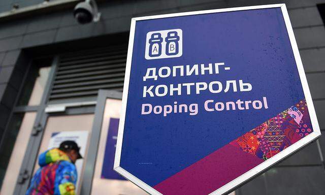 Dopingkontrolle in Sotschi 2014