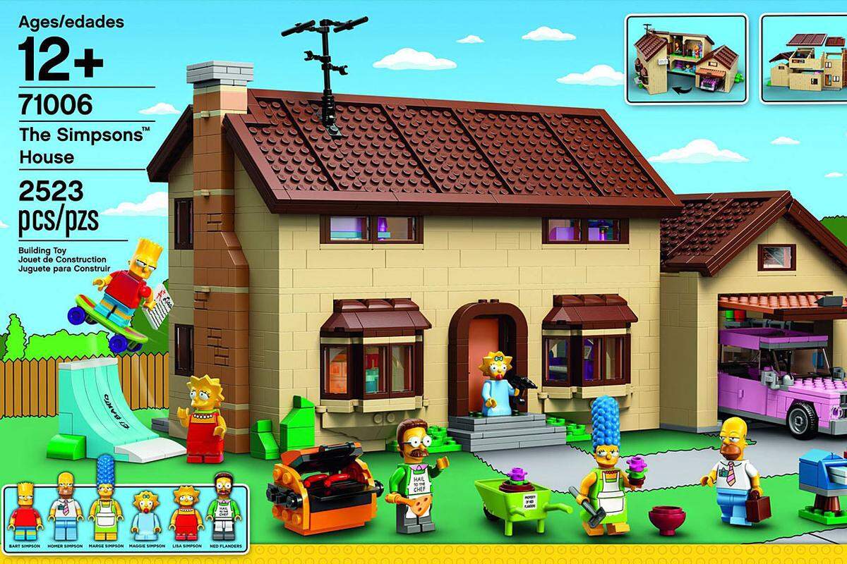 Positiver fiel das Feedback auf die Zusammenarbeit mit der Twentieth Century Fox aus: Seit Februar bietet Lego Charaktere der beliebten Trickfilmserie "Die Simpsons" und das Zuhause der Protagonisten für den stolzen Preis von 249 Euro an.