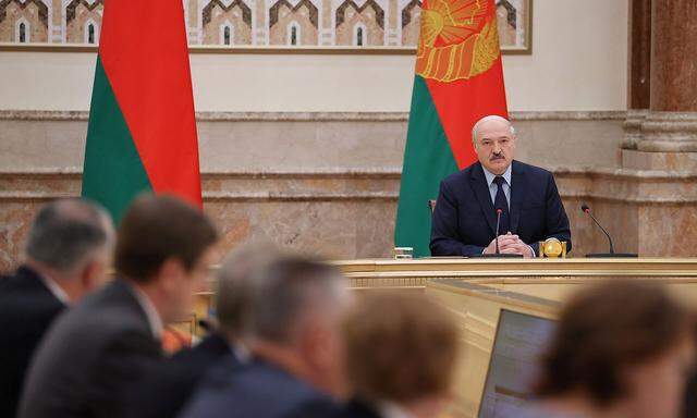 Präsident Alexander Lukaschenko duldet keinen Widerstand im Internet.