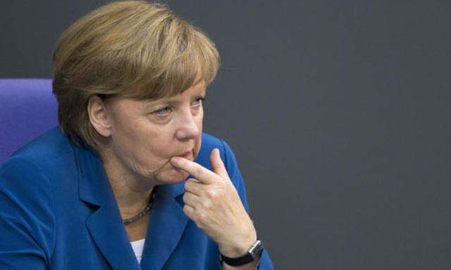Merkel schliesst Eurobonds ndash