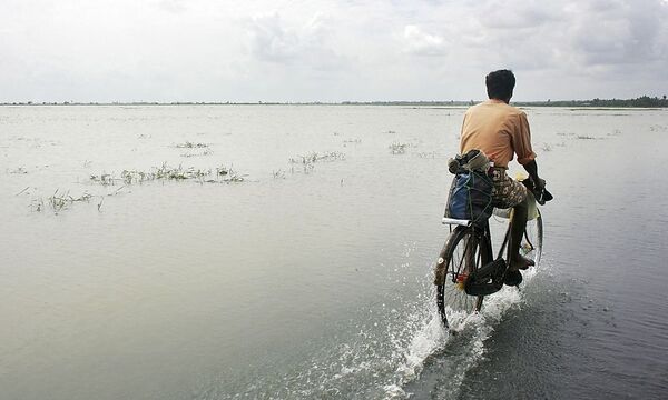 Sri Lanka (hier die Ostküste in Kalmunai) war nicht auf den Tsunami vorbereitet.