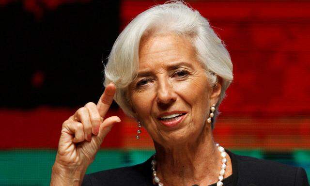 IWF-Chef Christine Lagarde nimmt ein klein wenig Urlaub