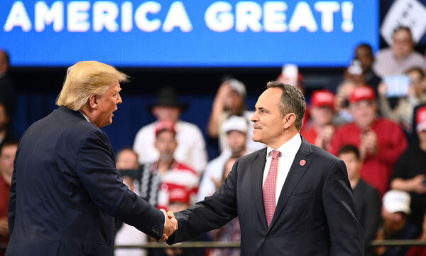 Mit Gouverneur Matt Bevin handelte sich Donald Trump eine Schlappe ein