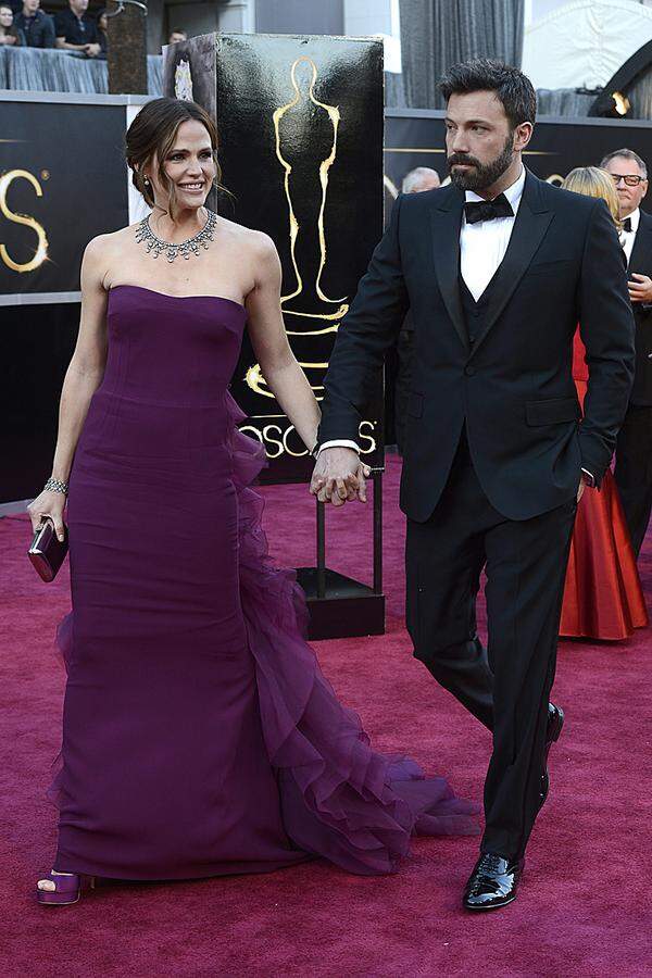 In der Regie-Kategorie wurde Ben Affleck übergangen, mit "Argo" lieferte er aber den Besten Film. Ehefrau Jennifer Garner drückte ihm die Daumen.