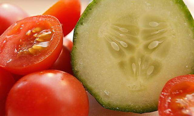 Tomaten, Gurken und Blattsalat waren im Verdacht, die gefährlichen Keime zu übertragen.