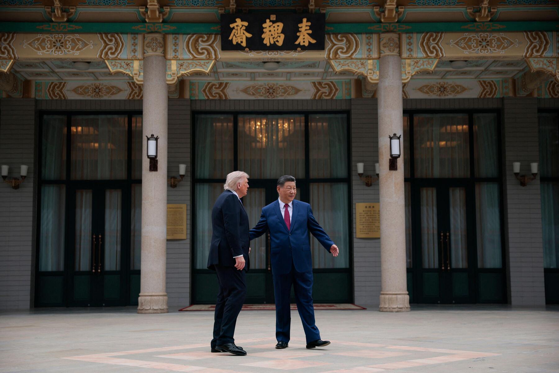 Xi empfängt Trump in abgeschotteter Regierungsanlage