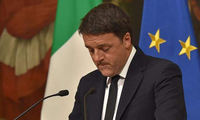 Renzi hat seinen Rücktritt angeboten.