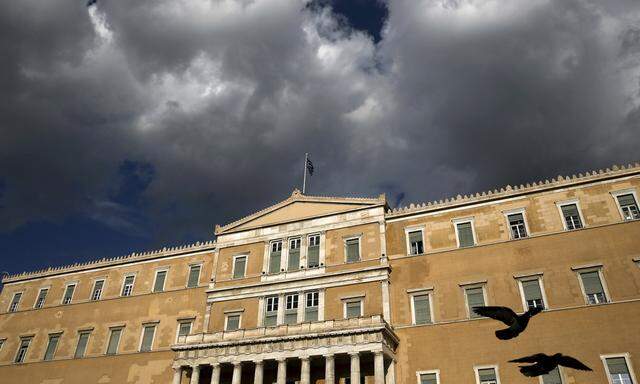 m griechischen Parlament wurden am Sonntag weitere tief greifende Sparmaßnahmen beschlossen.