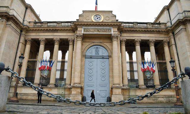Das französische Parlamentsgebäude