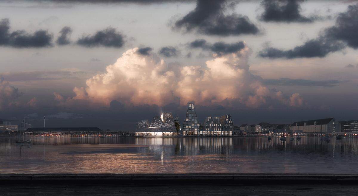 2021 soll das Center fertiggestellt werden und zwar auf Paper Island, am Ostufer des Hafens in Kopenhagen, das auch als Christiansholm bekannt ist.